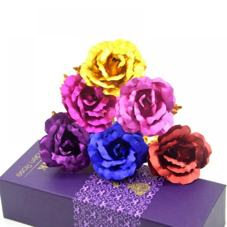 Birthday Anniversary Purple Artificial Rose Flower Gifts for Her,Valentines Day Gifts,Rainbow Rose Flower Present with Gift Package Box Great Valentines Gift Idea for Women,Valentine's Day,Mom Gifts Birthday Anniversary Purple Artificial Rose Flower Gifts for Her,Valentines Day Gifts,Rainbow Rose Flower Present with Gift Package Box Great Valentines Gift Idea for Women,Valentine's Day,Mom Gifts